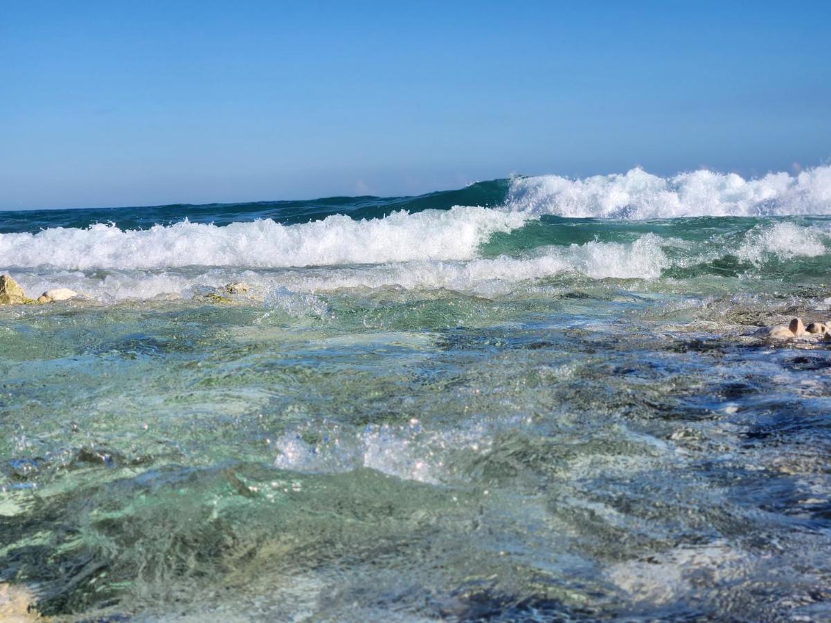Beachfront Apartment, Quiet 4 Beds, 1 Bath, Ac, Wi-Fi, Hot Water, In Paraiso Near Los Patos מראה חיצוני תמונה