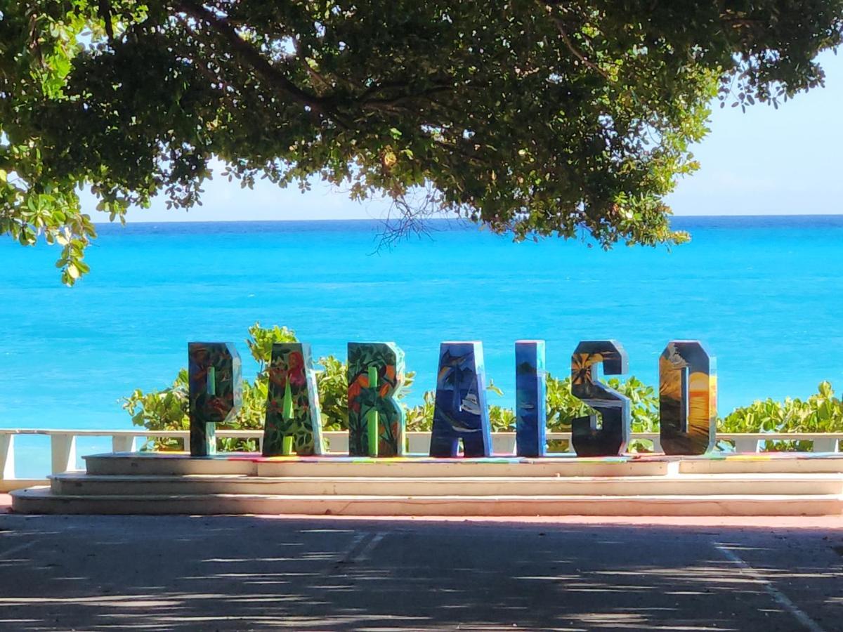 Beachfront Apartment, Quiet 4 Beds, 1 Bath, Ac, Wi-Fi, Hot Water, In Paraiso Near Los Patos מראה חיצוני תמונה