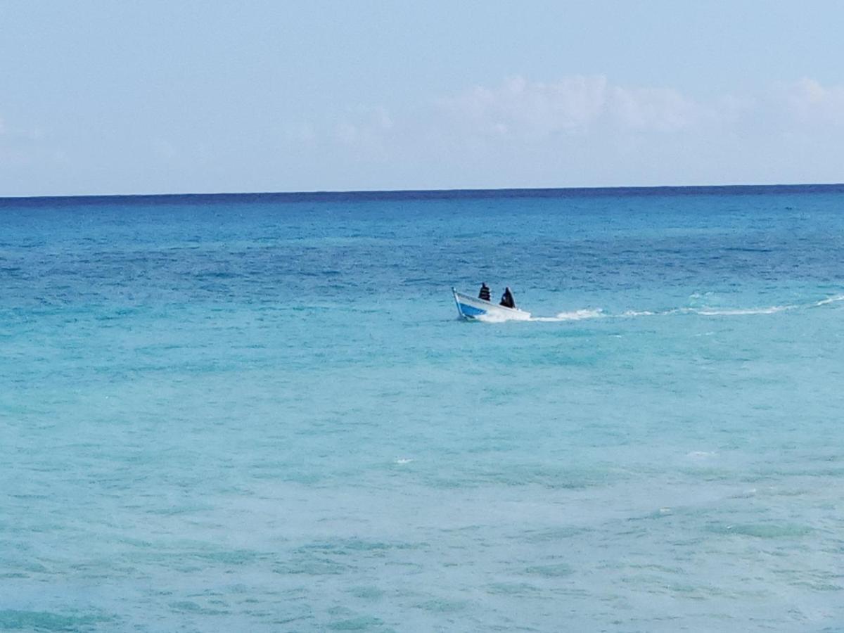 Beachfront Apartment, Quiet 4 Beds, 1 Bath, Ac, Wi-Fi, Hot Water, In Paraiso Near Los Patos מראה חיצוני תמונה